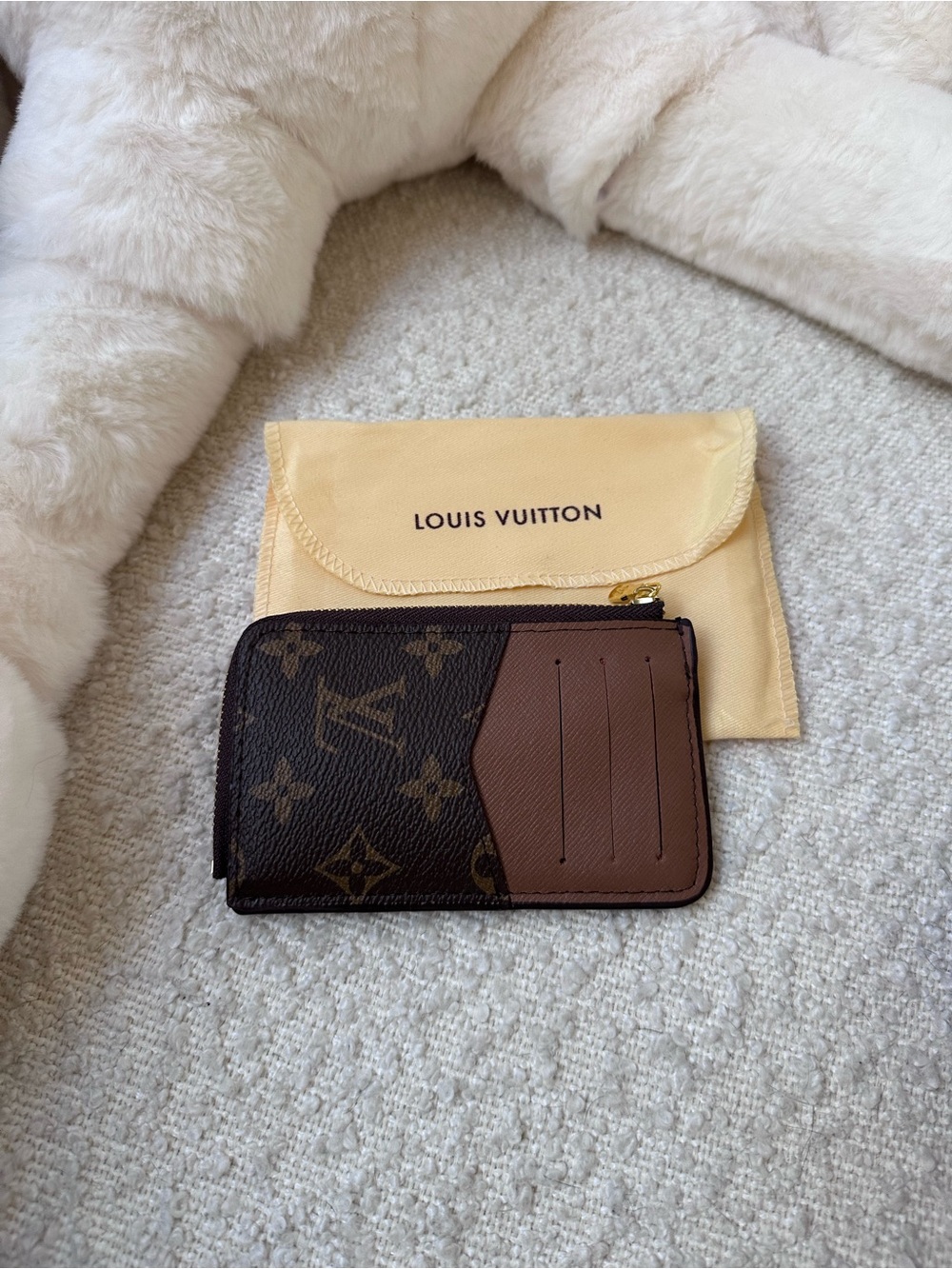 Louis Vuitton Monogram Small Envelope Wallet in Brown - Picture 3 of 4